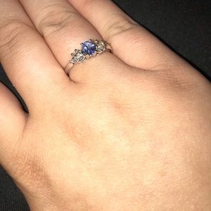 Tanzanite diamond ring